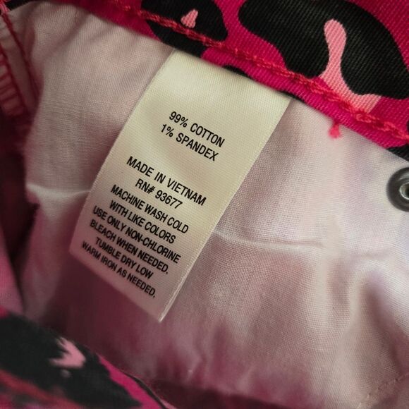 Y2K emo punk pink cheetah print one of‎ a kind boho maxi skirt S - Picture 6 of 9